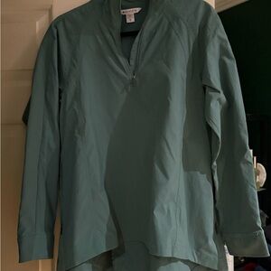 Athleta Men's Half-Zip Lightweight Jacket in Seafoam